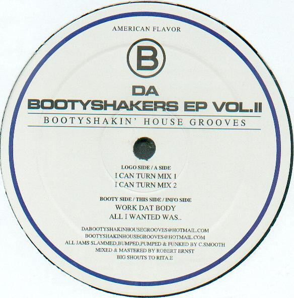 Da Bootyshakers - Da Bootyshakers EP Vol. II | Da Bootyshakers (DB 002) - 2