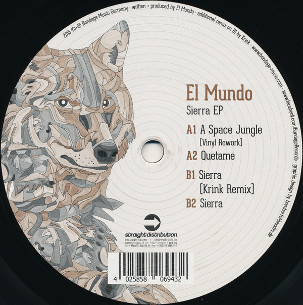 El Mundo - Sierra EP | Bondage Music (BOND 12033) - main