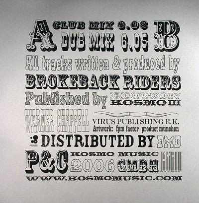 Brokeback Riders - Constant Sorrow | Kosmo Records (KOS 2090) - 2