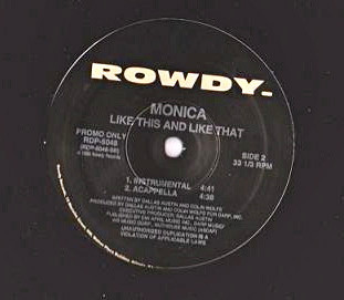 Monica - Like This And Like That | Rowdy Records (RDP-5048) - main Monica - Like This And Like That | Rowdy Records (RDP-5048) - main