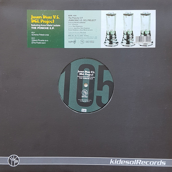 Juan Diaz vs. DCL Project - The Ponche E.P. | Kidesol Records (KDS 105)
