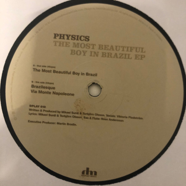 Physics - The Most Beautiful Boy In Brazil EP | Deeplay Music (DPLAY 010) - 4 Physics - The Most Beautiful Boy In Brazil EP | Deeplay Music (DPLAY 010) - 4