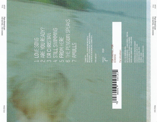 Pan•American - For Waiting, For Chasing | Mosz (mosz 010) - 2