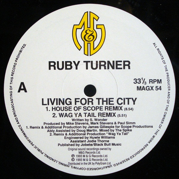 Ruby Turner - Living For The City | M&G (MAGX 54) - 3 Ruby Turner - Living For The City | M&G (MAGX 54) - 3
