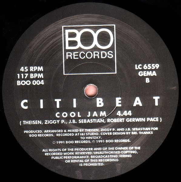 Citi Beat - Dig That Beat | Boo Records (BOO 004) - 3