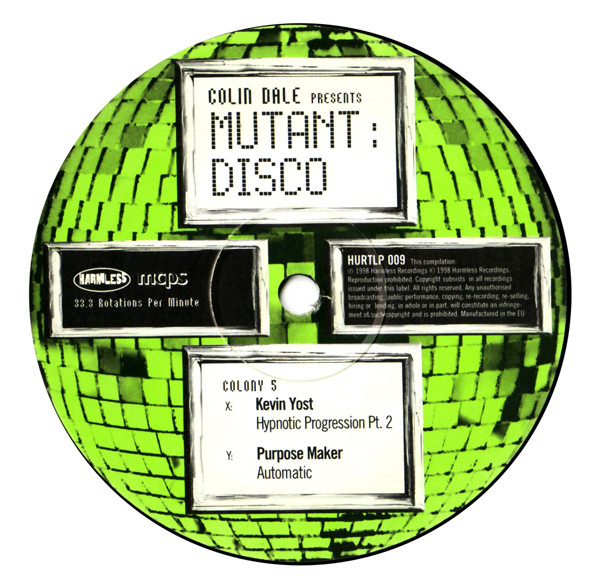 Colin Dale - Mutant Disco | Harmless (HURTLP 009) - 6 Colin Dale - Mutant Disco | Harmless (HURTLP 009) - 6