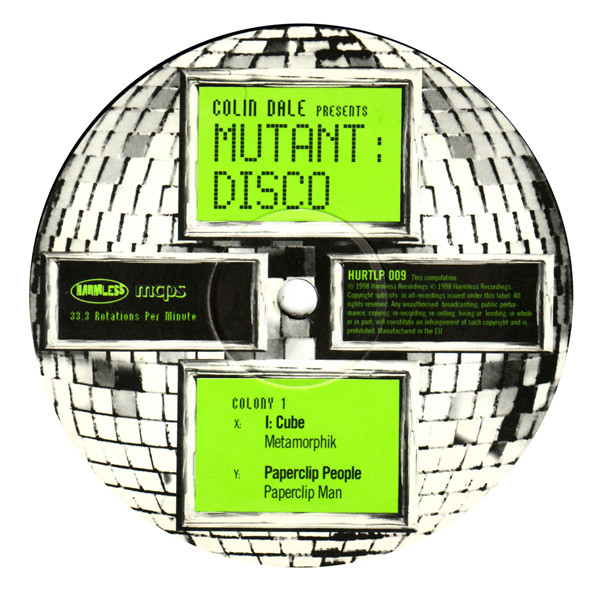 Colin Dale - Mutant Disco | Harmless (HURTLP 009) - 2 Colin Dale - Mutant Disco | Harmless (HURTLP 009) - 2