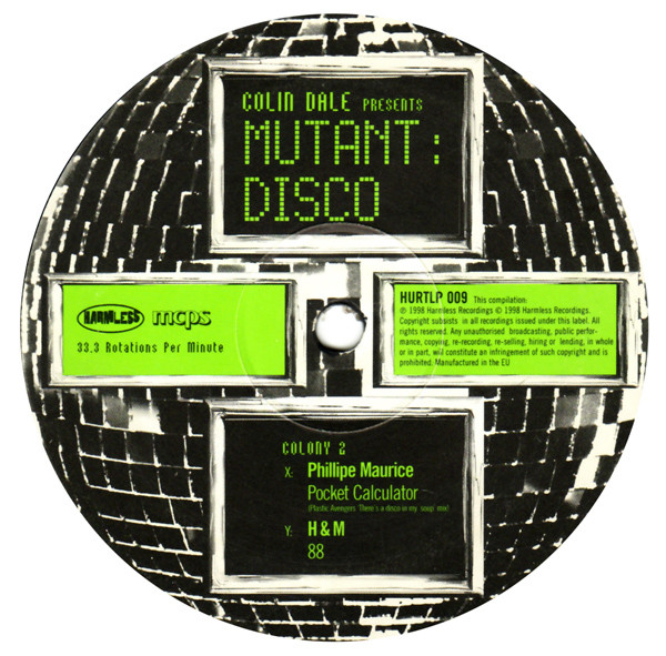 Colin Dale - Mutant Disco | Harmless (HURTLP 009) - 3 Colin Dale - Mutant Disco | Harmless (HURTLP 009) - 3