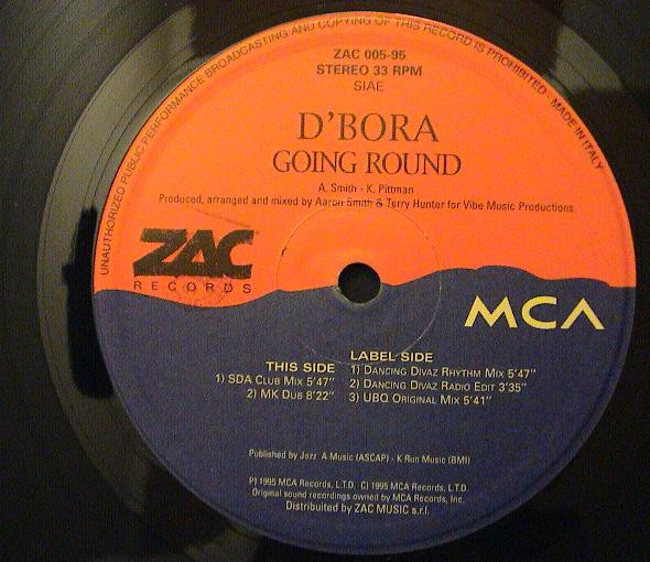 D'Bora - Going Round | ZAC Records (ZAC 005-95)