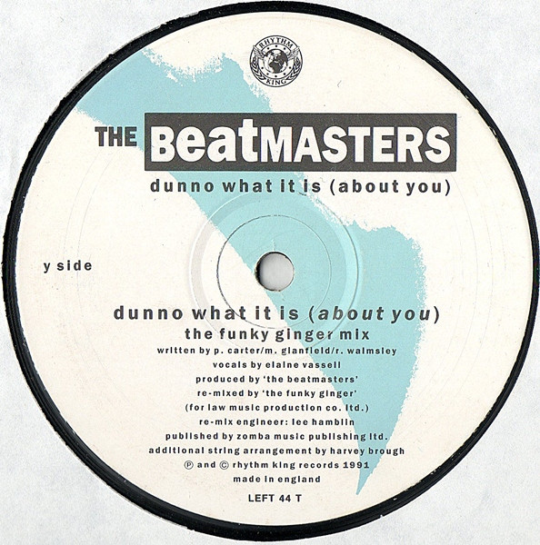 The Beatmasters - Dunno What It Is (About You) | Rhythm King (LEFT 44T) - 4