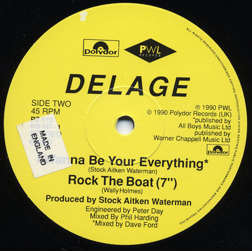Delage - Rock The Boat | Polydor (PZ 113) - 3 Delage - Rock The Boat | Polydor (PZ 113) - 3