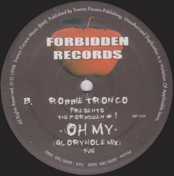 Robbie Tronco - The Forbidden #1 | Forbidden Records (MF 1234) - 2