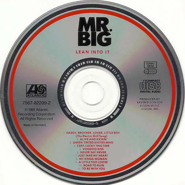Mr. Big - Lean Into It | Atlantic (7567-82209-2) - 3