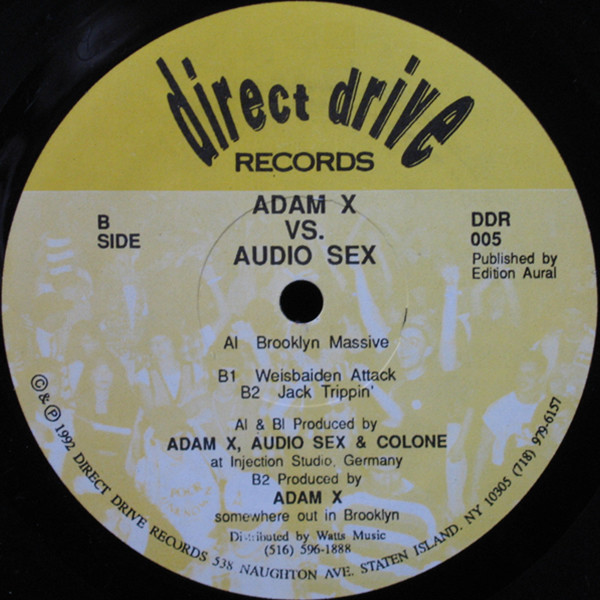 Adam X vs. Audiosex - Untitled | Direct Drive (DDR 005) - main Adam X vs. Audiosex - Untitled | Direct Drive (DDR 005) - main