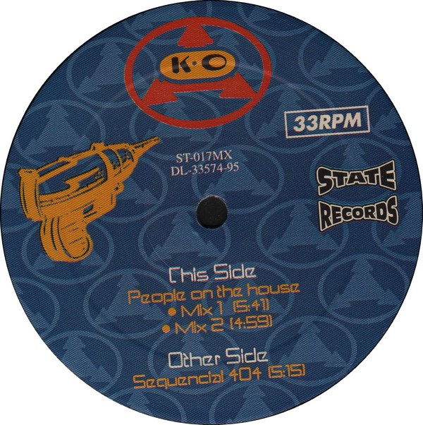 DJ Kao - People On The House / Sequencial 404 | State Records (ST-017-MX) - 2