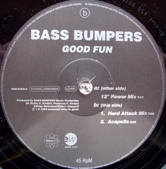 Bass Bumpers - Good Fun | EastWest (4509-97820-0) - 3 Bass Bumpers - Good Fun | EastWest (4509-97820-0) - 3