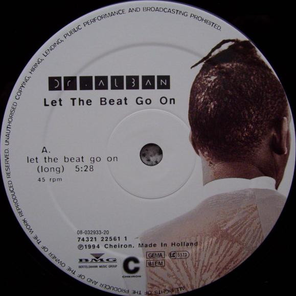 Dr. Alban - Let The Beat Go On | Cheiron (74321 22561 1) - 3 Dr. Alban - Let The Beat Go On | Cheiron (74321 22561 1) - 3