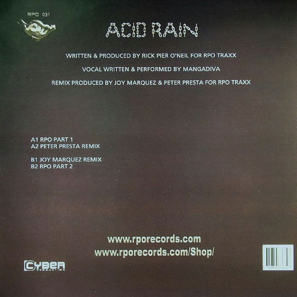 Rick Pier O'Neil - Acid Rain | RPO Traxx (RPO 031) - 2