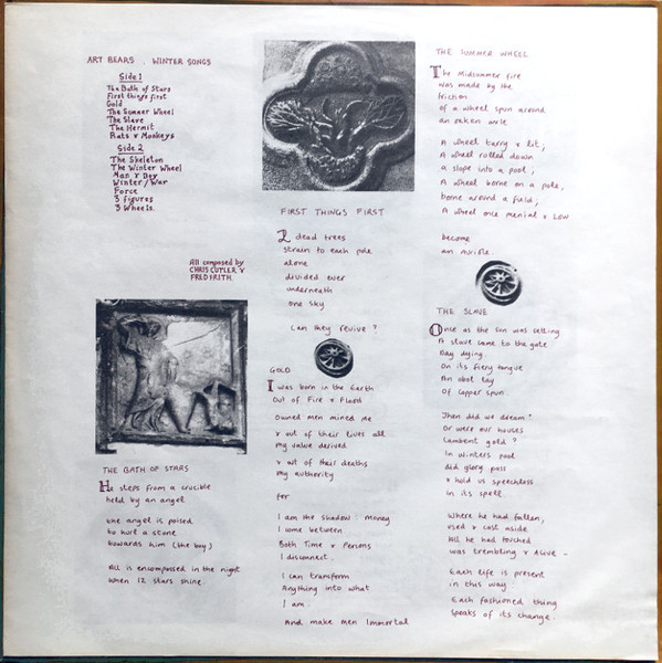 Art Bears - Winter Songs | Ralph Records (RR 7905) - 7 Art Bears - Winter Songs | Ralph Records (RR 7905) - 7