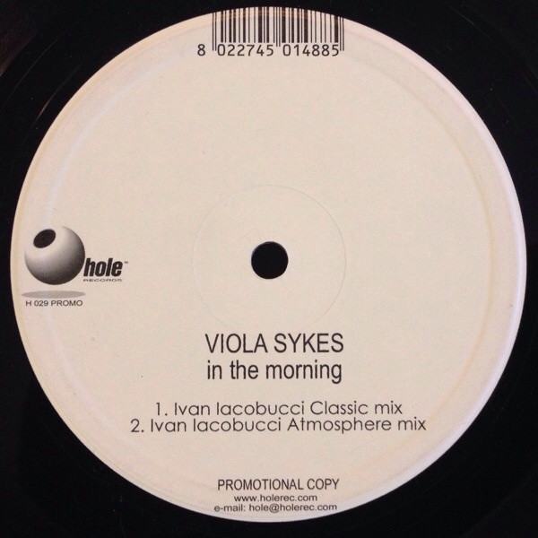 Viola Sykes - In The Morning | Hole (H 029 PROMO) - 2 Viola Sykes - In The Morning | Hole (H 029 PROMO) - 2