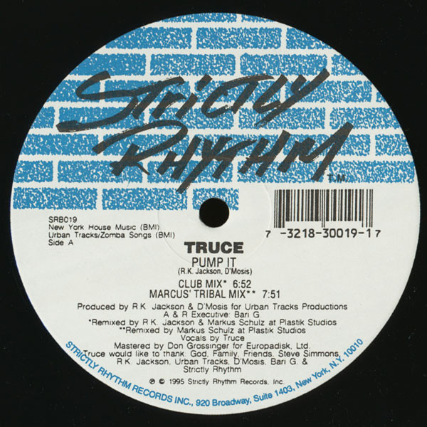 Truce - Pump It | Strictly Rhythm (SRB019)