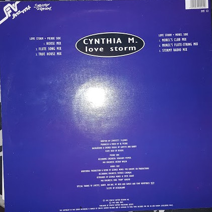 Cynthia M - Love Storm | Final Vinyl (FVT 12) - 2 Cynthia M - Love Storm | Final Vinyl (FVT 12) - 2