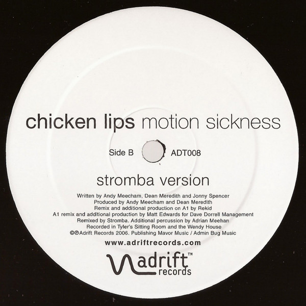 Chicken Lips - Motion Sickness | Adrift Records (ADT008) - 4 Chicken Lips - Motion Sickness | Adrift Records (ADT008) - 4