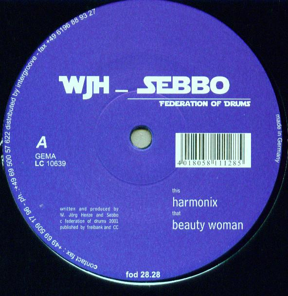 Jörg Henze _ Sebbo - Harmonix | Federation Of Drums (fod 28.28) - main