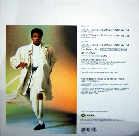 Billy Ocean - Get Outta My Dreams, Get Into My Car | Jive (JD1-9679) - 4 Billy Ocean - Get Outta My Dreams, Get Into My Car | Jive (JD1-9679) - 4