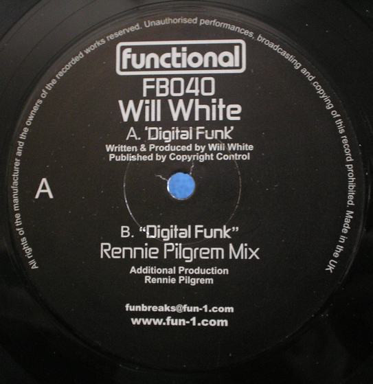 Will White - Digital Funk | Functional Breaks (FB 040) - main