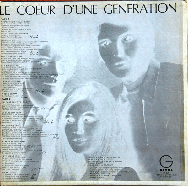 Le Coeur D'une Génération - Le Coeur D'une Génération | Gamma (GS 129) - 2