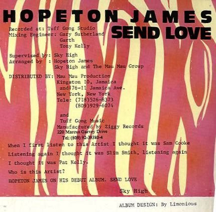 Hopeton James - Send Love | Sky High (SHR L.P. 003) - 4