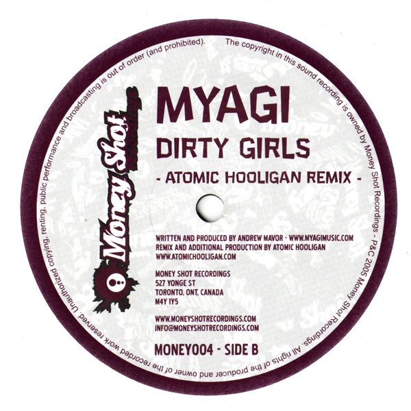 Myagi - Dirty Girls | Money Shot Recordings (MONEY004) - 2