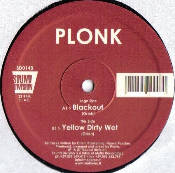 Plonk - Blackout / Yellow Dirty Wet | Sound Division (SD0148)