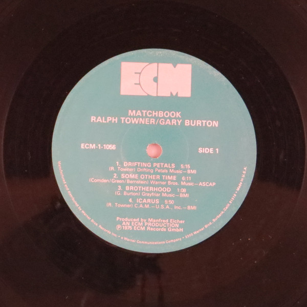 Ralph Towner / Gary Burton - Matchbook | ECM Records (ECM-1-1056) - 3 Ralph Towner / Gary Burton - Matchbook | ECM Records (ECM-1-1056) - 3