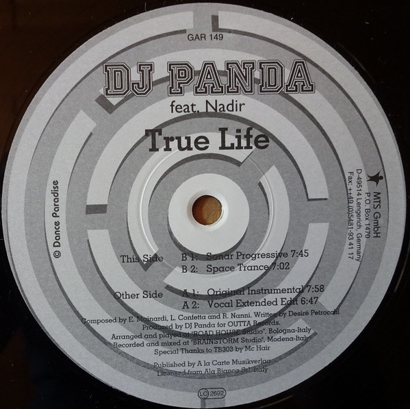 DJ Panda Feat. Nadir - True Life | Dance Paradise (GAR 149) - 2