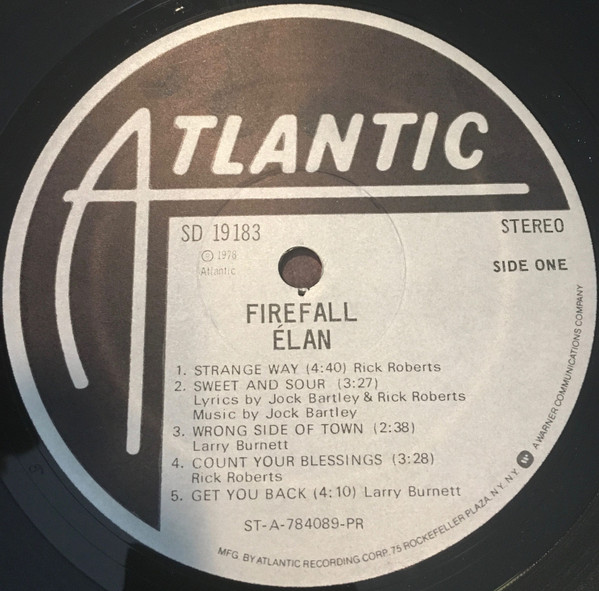 Firefall - Élan | Atlantic (SD 19183) - 3