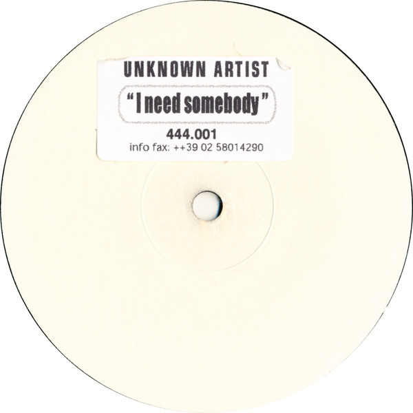Unknown Artist - I Need Somebody | Not On Label (444001) - main