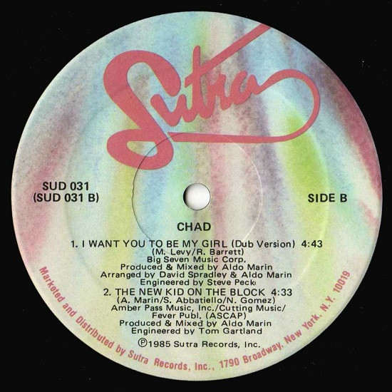 Chad - I Want You To Be My Girl | Sutra Records (SUD 031) - 4 Chad - I Want You To Be My Girl | Sutra Records (SUD 031) - 4