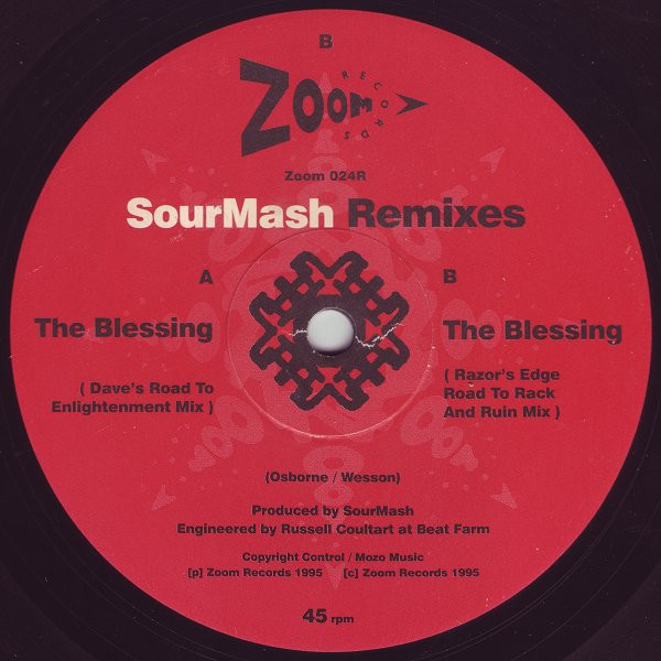 Sourmash - The Blessing (Remixes) | Zoom Records (ZOOM 024R) - main