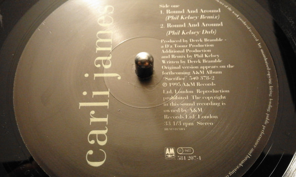 Carli James - Round And Around | A&M Records (581 207-1) - 4