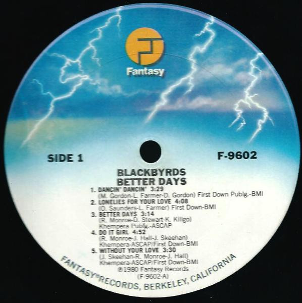 The Blackbyrds - Better Days | Fantasy (F-9602) - 3 The Blackbyrds - Better Days | Fantasy (F-9602) - 3