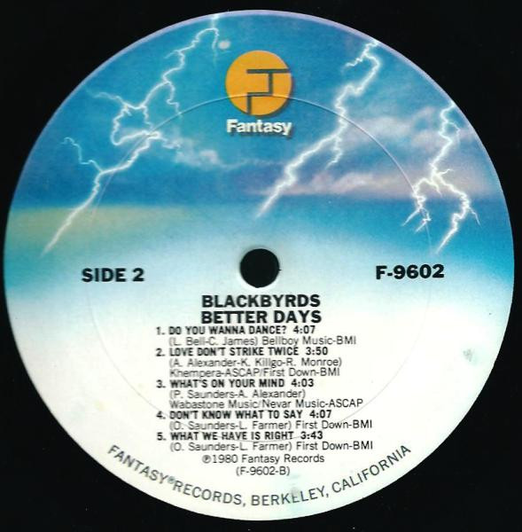 The Blackbyrds - Better Days | Fantasy (F-9602) - 4 The Blackbyrds - Better Days | Fantasy (F-9602) - 4