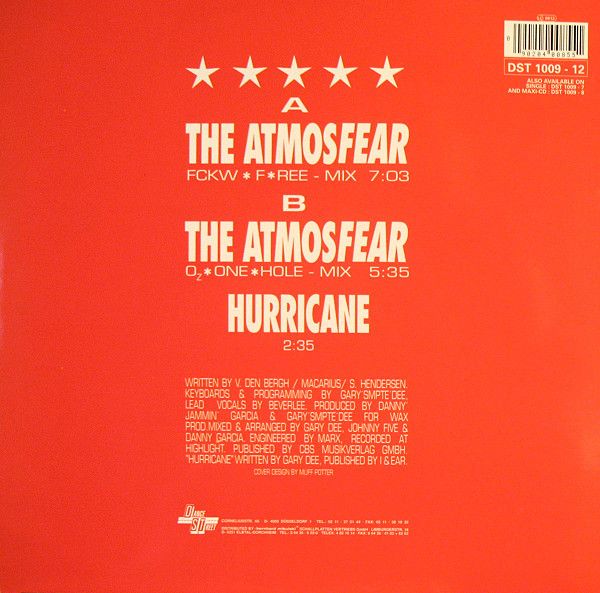 Cozmozone Introducing Beverlee - The Atmosfear | Dance Street (DST 1009-12) - 2