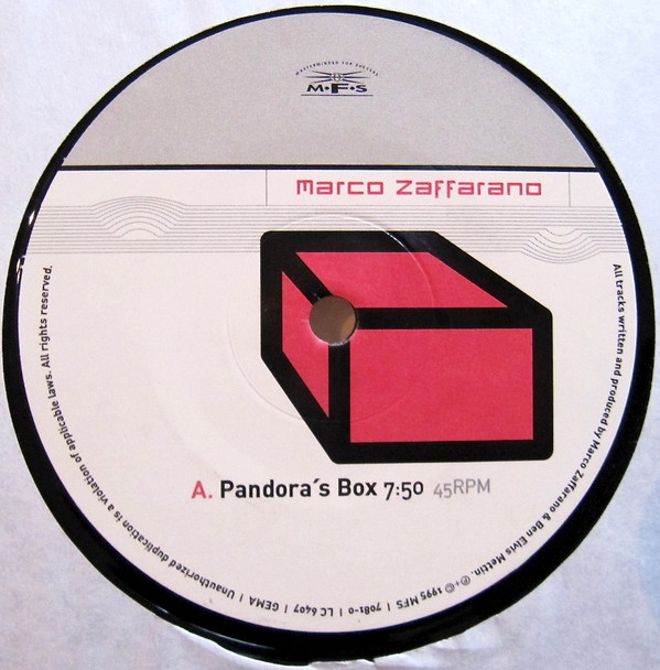 Marco Zaffarano - Pandora's Box | MFS (MFS 7081-0) - 3 Marco Zaffarano - Pandora's Box | MFS (MFS 7081-0) - 3