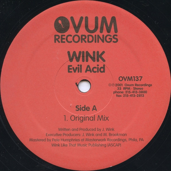 Josh Wink - Evil Acid | Ovum Recordings (OVM137)