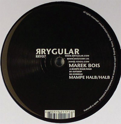Marek Bois - Mampe Halb/Halb | Rrygular (RRY07)