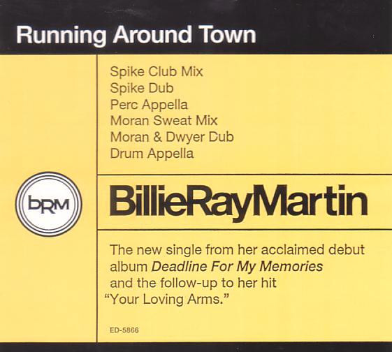 BillieRayMartin - Running Around Town | Sire (ED-5866) - 2 BillieRayMartin - Running Around Town | Sire (ED-5866) - 2
