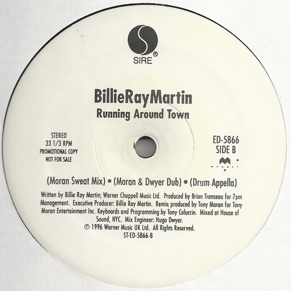 BillieRayMartin - Running Around Town | Sire (ED-5866) - 4 BillieRayMartin - Running Around Town | Sire (ED-5866) - 4
