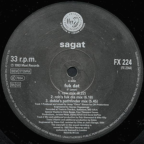 Sagat - Fuk Dat | FFRR (FX 224) - 3